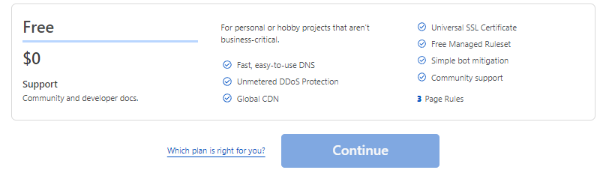 Wybór pakietu darmowego